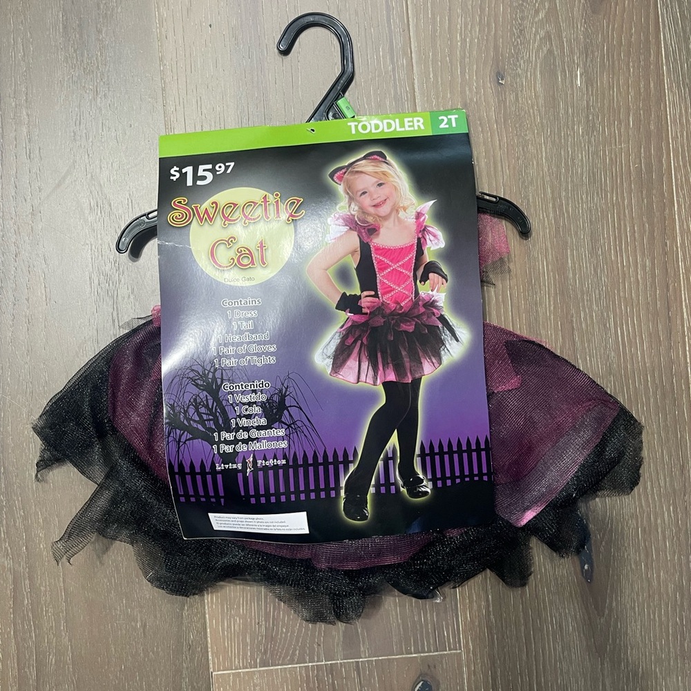 Living Fiction Sweetie Cat toddler costume. NWT 2T